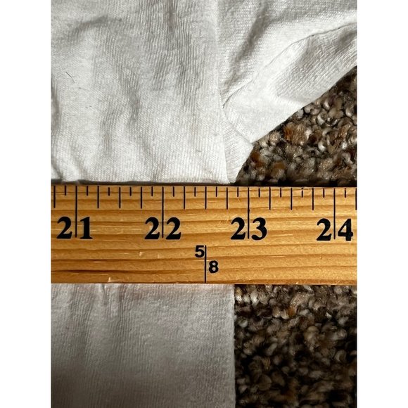 Bubba Gump Men's Vintage Short Sleeve Spiral Words Graphic T-Shirt White Size XL - Picture 5 of 7